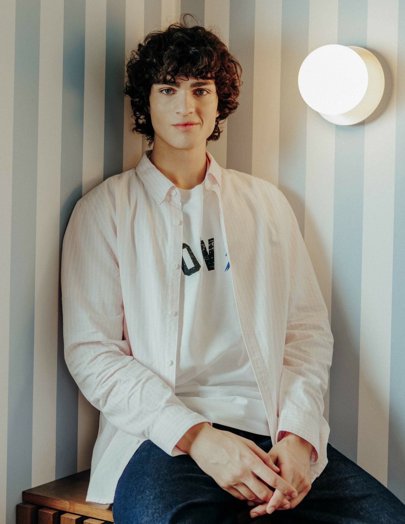 Chemise oxford ray&eacute;e