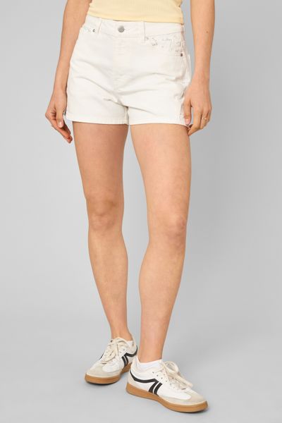 Short denim broderie anglaise