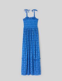 Robe longue imprimée