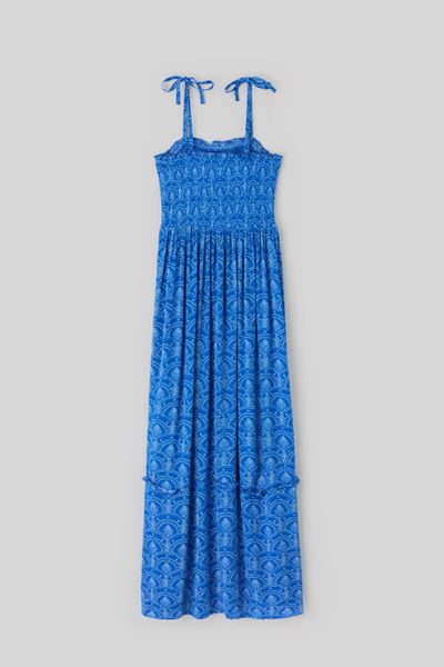 Robe longue imprimée