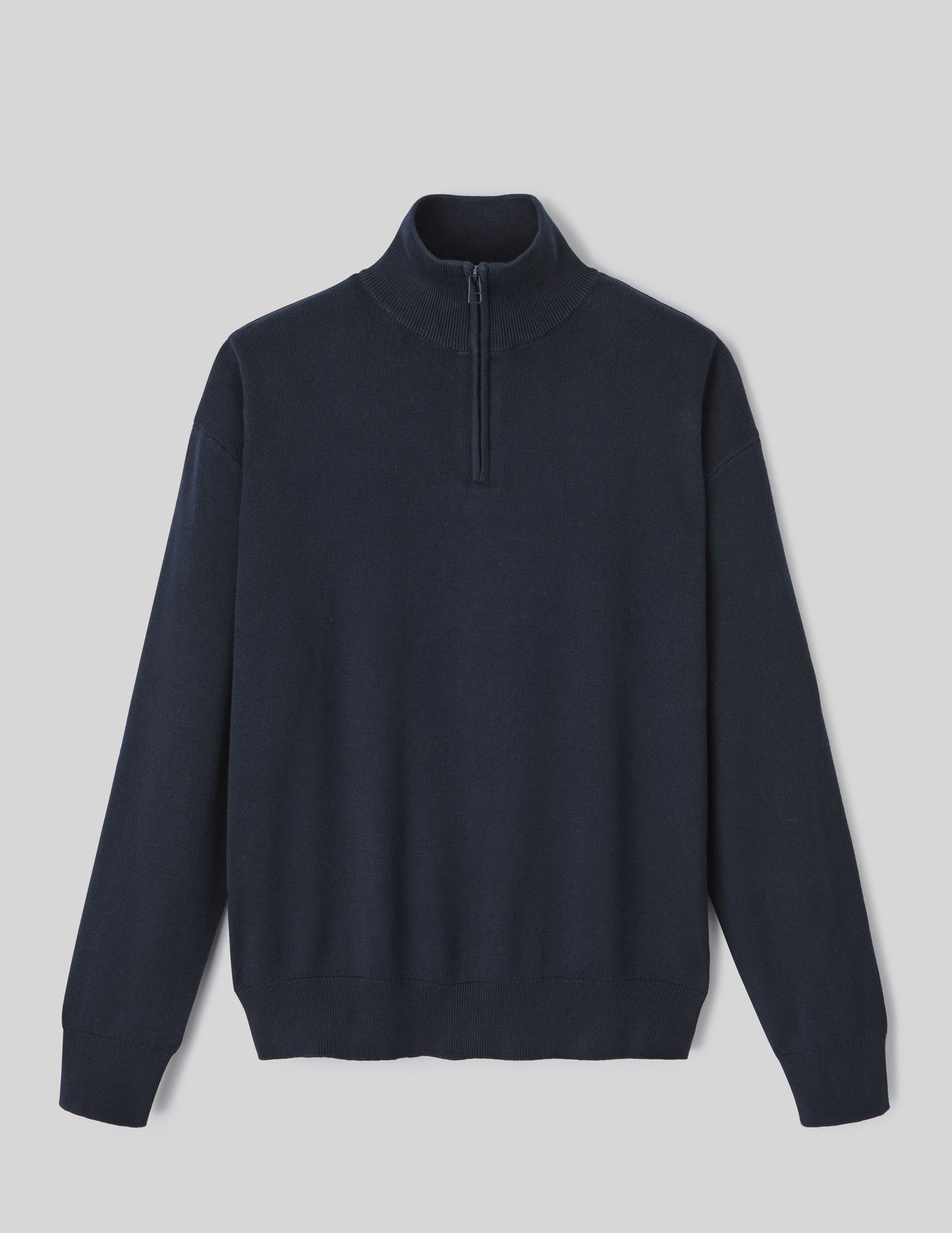 Pull col montant zippé