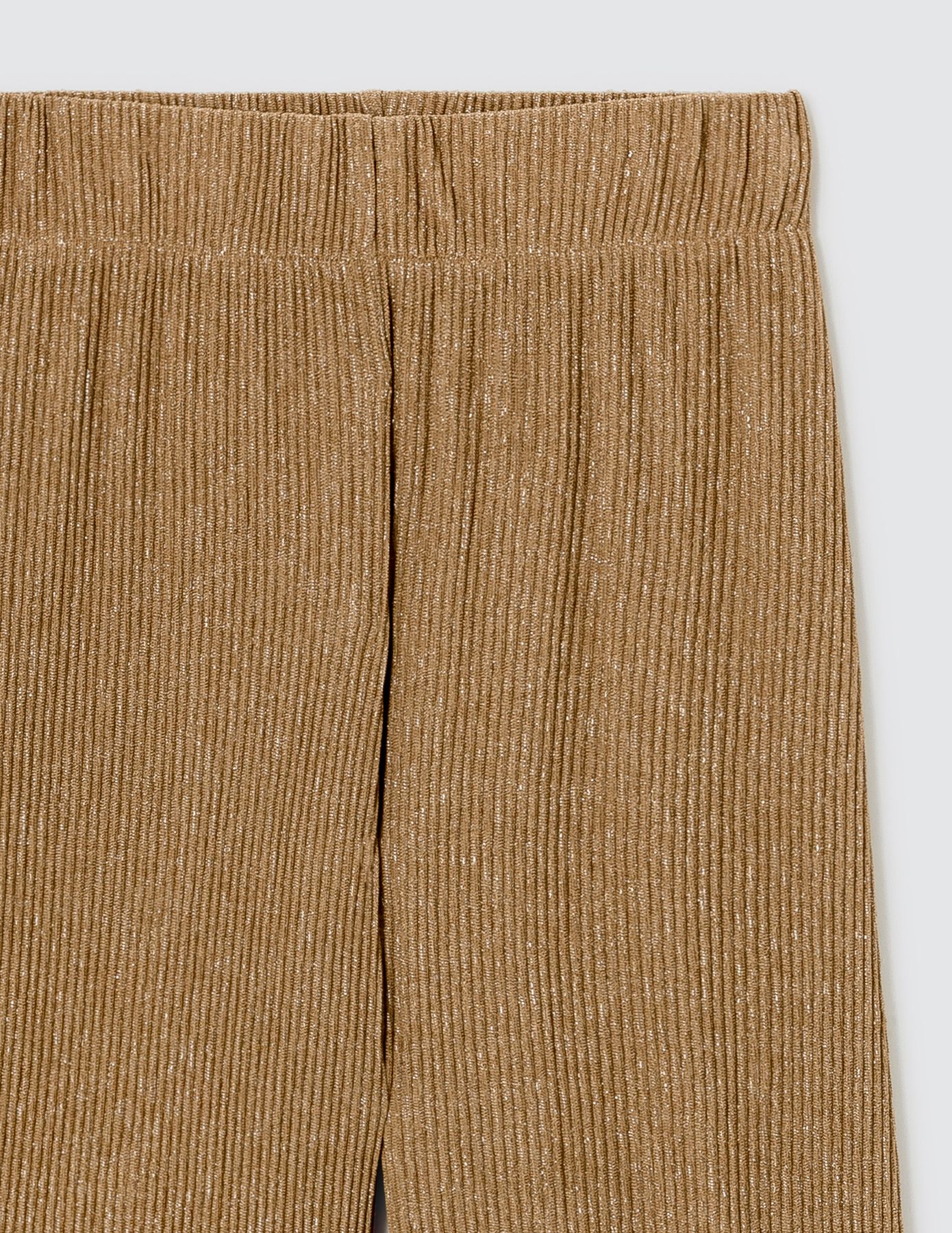 Pantalon plissé brillant