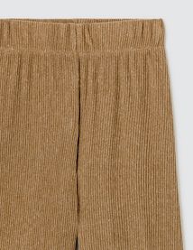Pantalon plissé brillant