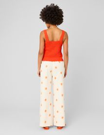 Pantalon brod&eacute;