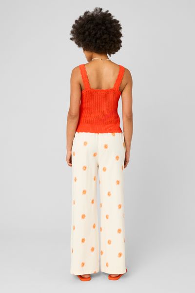 Pantalon brod&eacute;