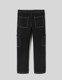 Pantalon cargo &agrave; surpiq&ucirc;res