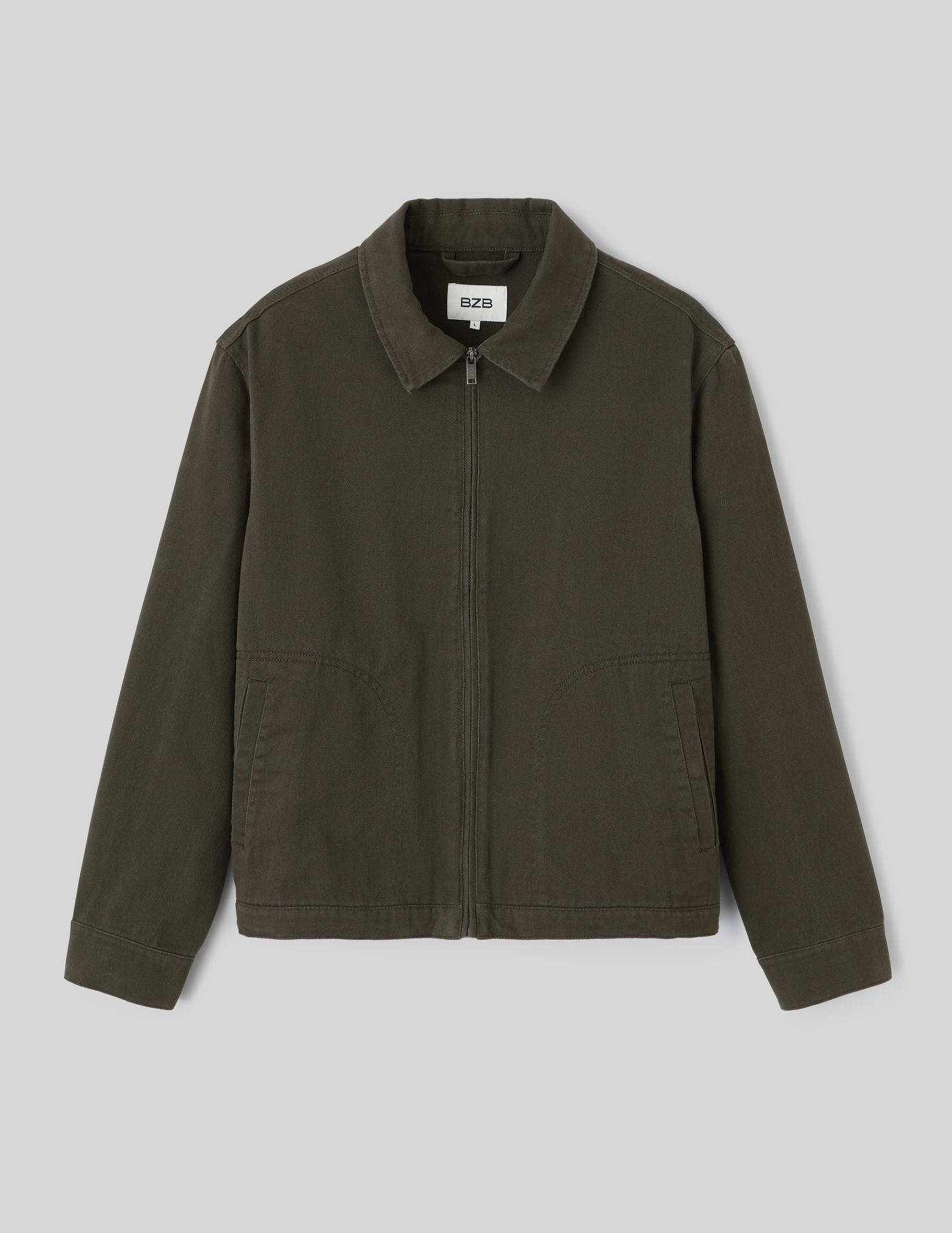 Veste zipp&eacute;e unie