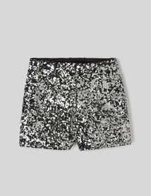 Short &agrave; sequins