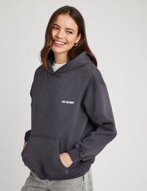Sweat délavé imprimé