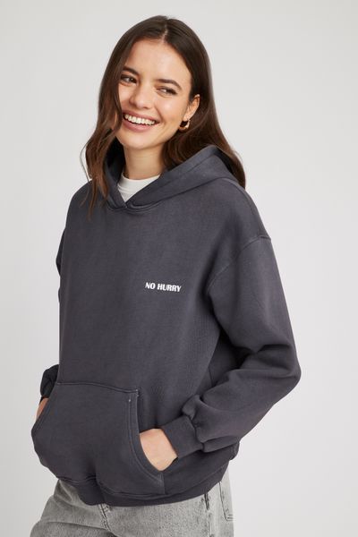 Sweat délavé imprimé