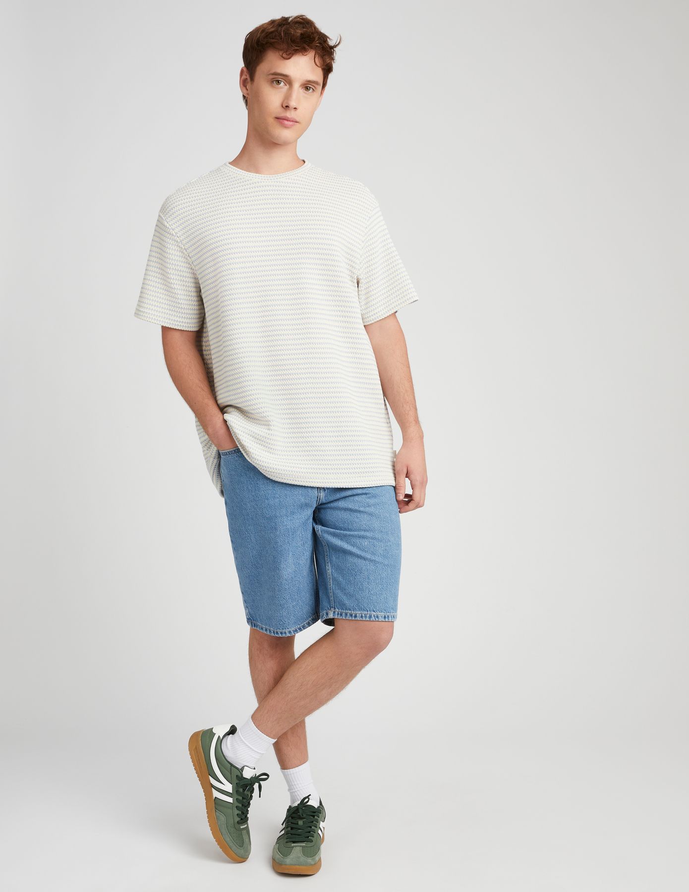 T-shirt rayures tricot
