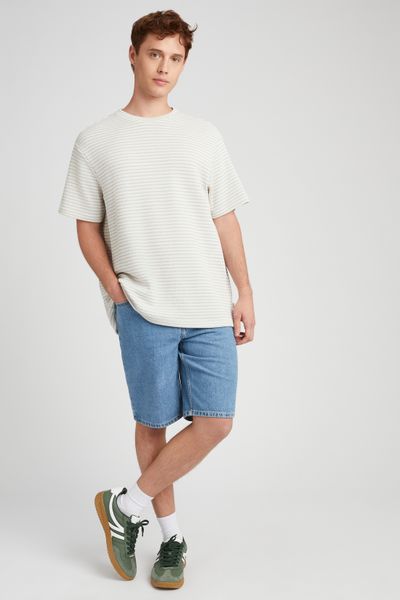 T-shirt rayures tricot