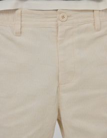 Pantalon velours fantaisie damier