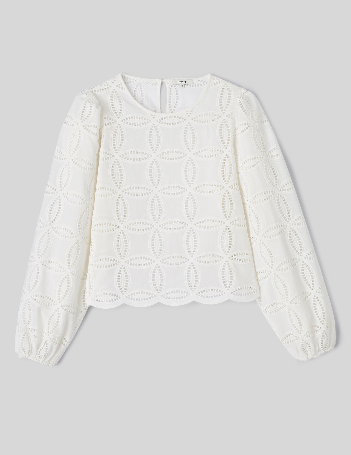 Blouse en broderie anglaise