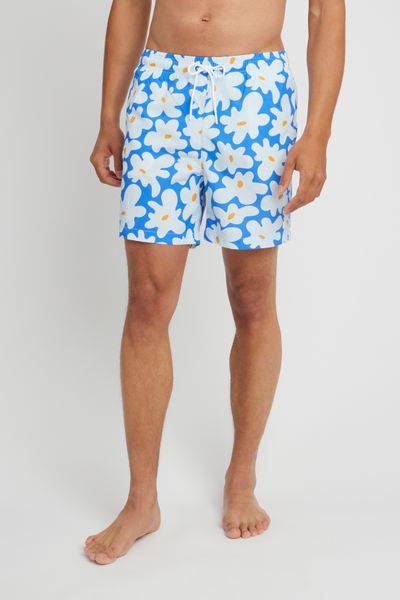 Short de bain AOP fleurs