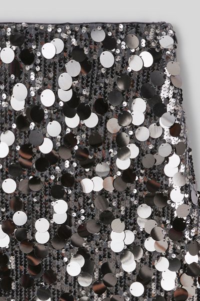Jupe courte sequins