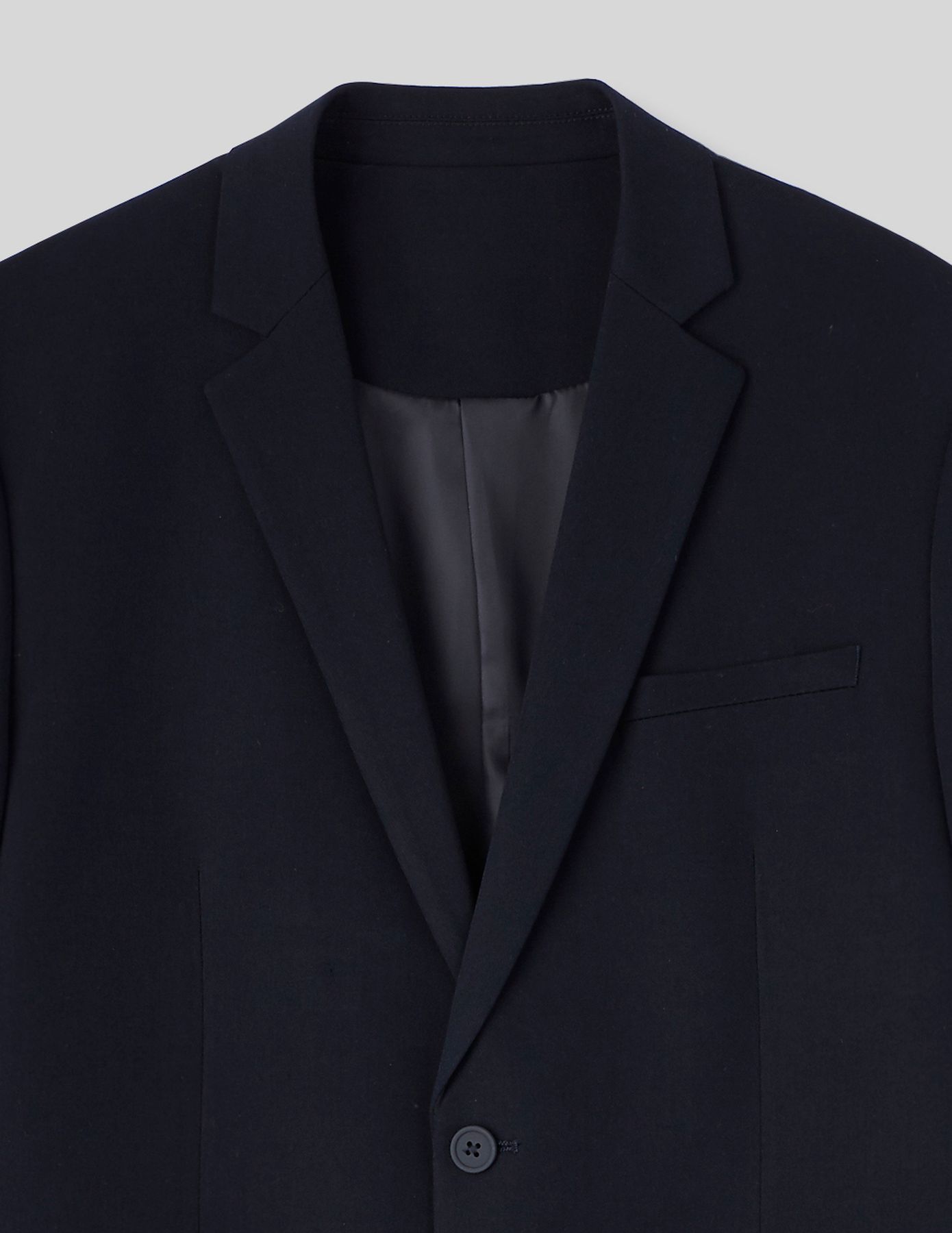 Veste de costume coupe droite