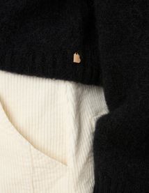 Pull col rond premium