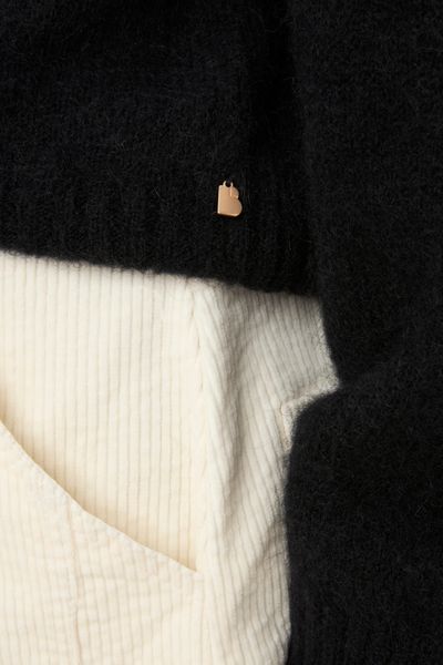 Pull col rond premium