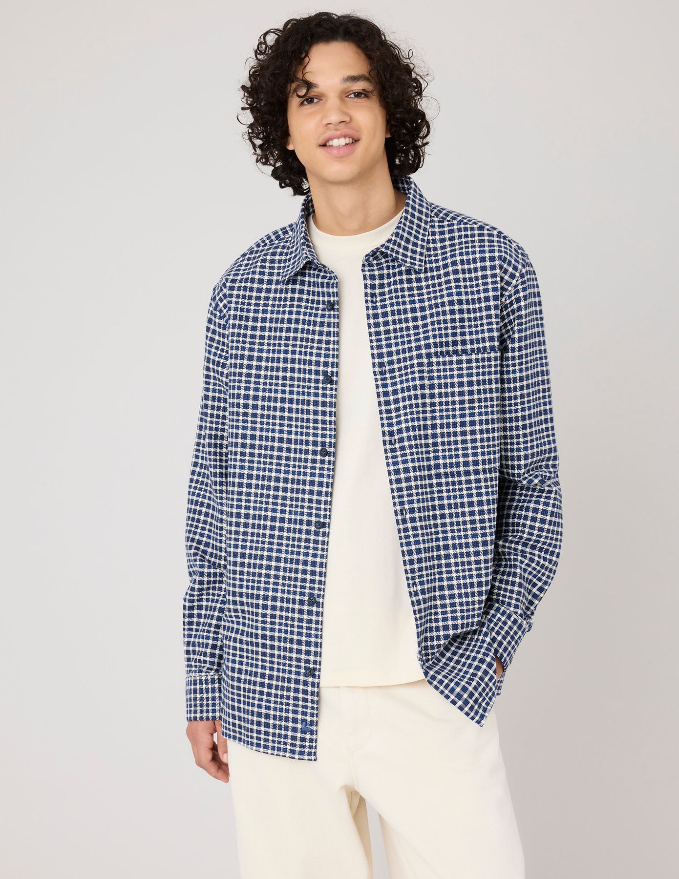 Chemise à carreaux