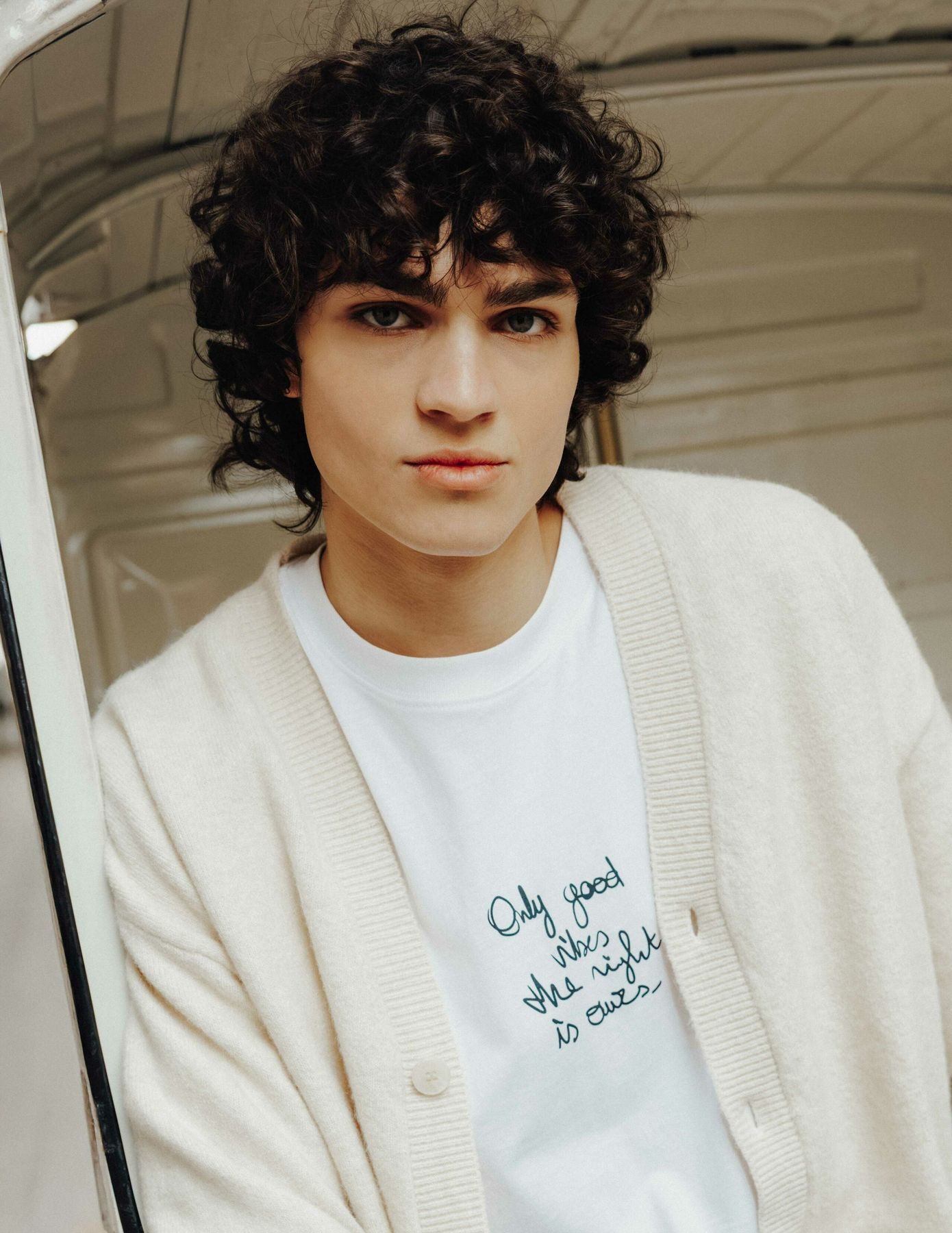 T-shirt imprim&eacute; devant