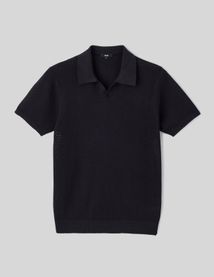 Polo maille ajourée