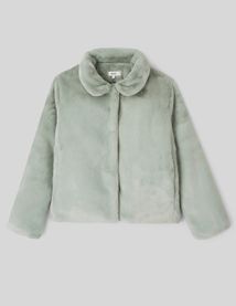 Blouson imitation fourrure