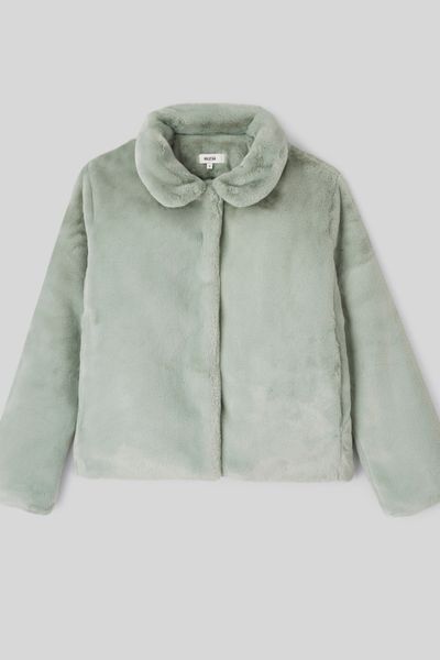Blouson imitation fourrure