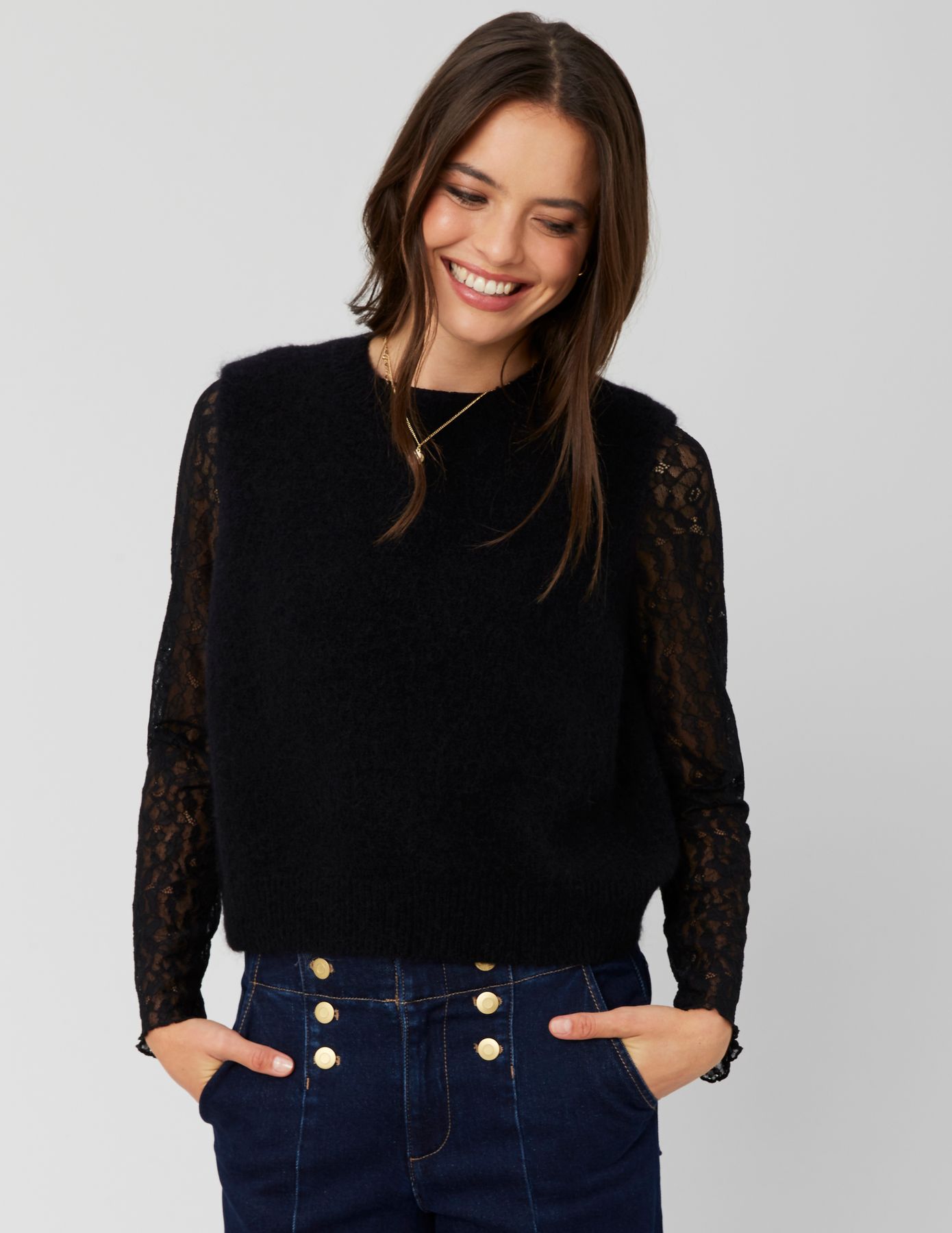 Pull sans manches premium