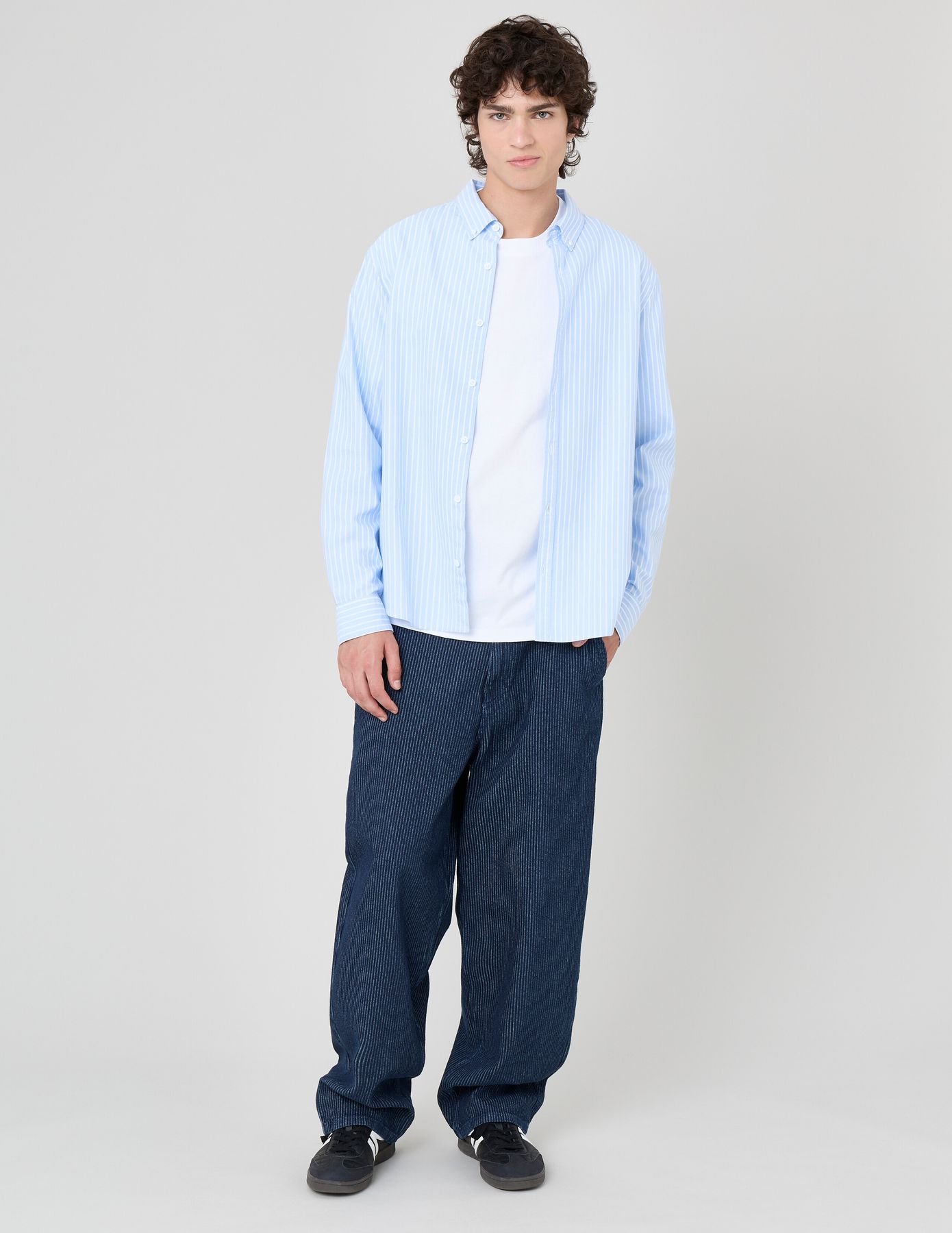 Chemise oxford rayée