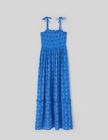 Robe longue imprimée