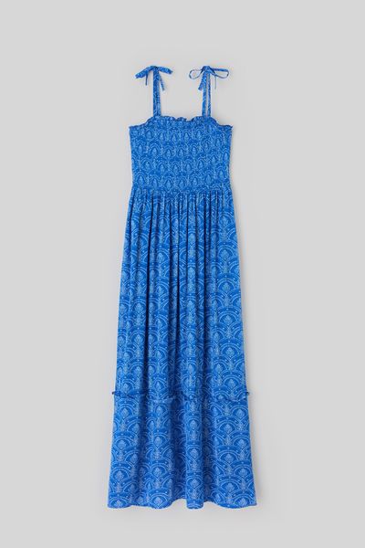 Robe longue imprimée