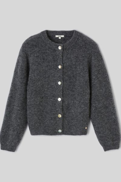 Gilet boutonn&eacute; col rond