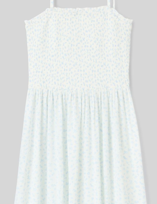 Robe longue imprim&eacute;e