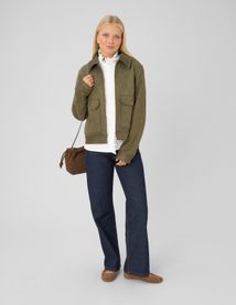 Blouse velours c&ocirc;tel&eacute;