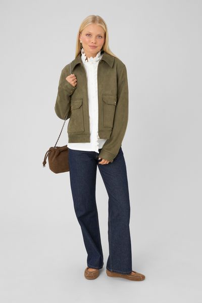 Blouse velours c&ocirc;tel&eacute;