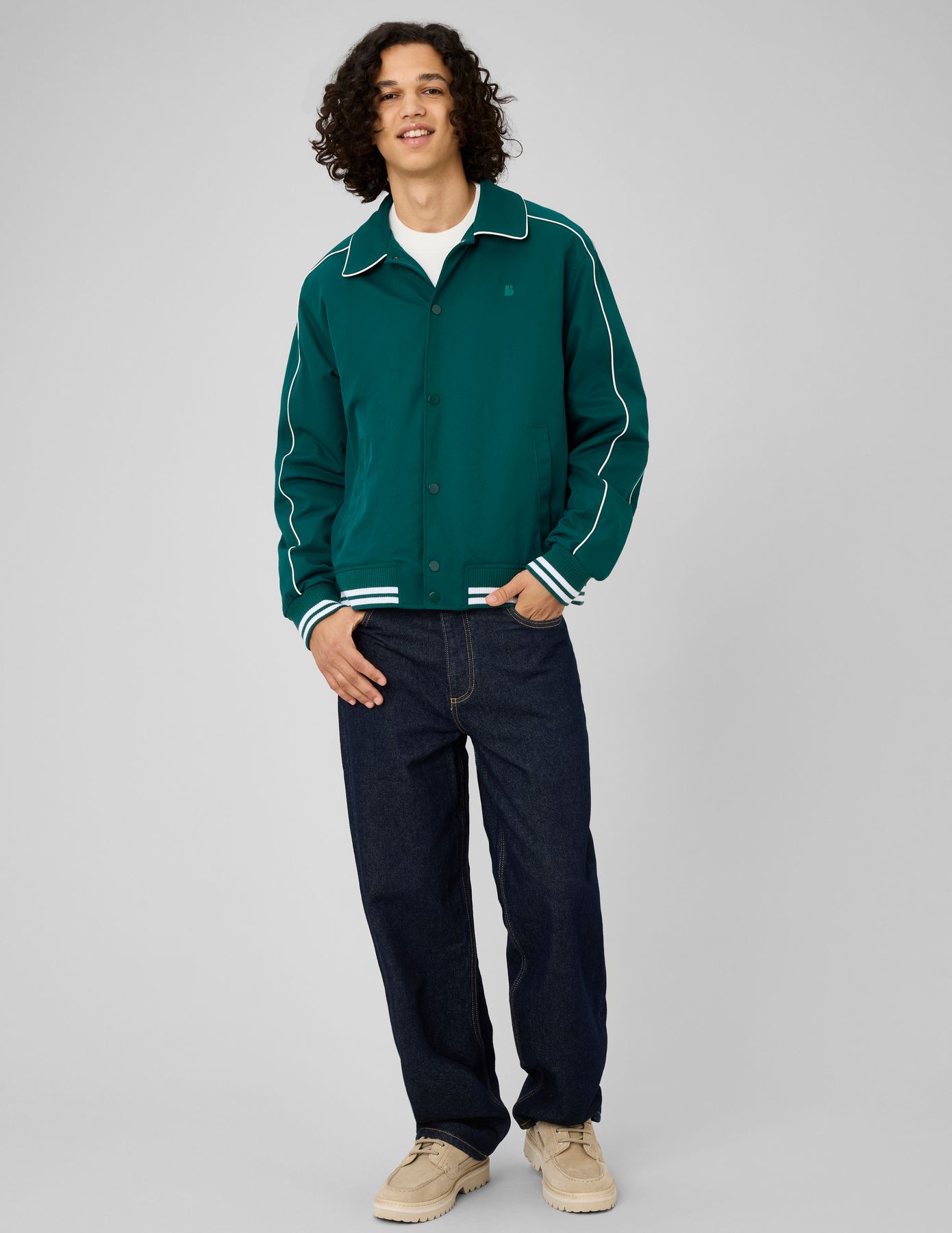 Blouson boutonn&eacute;