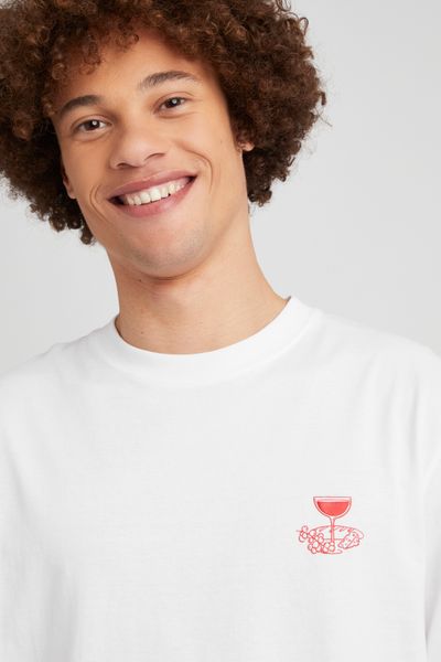 T-shirt imprimé devant dos