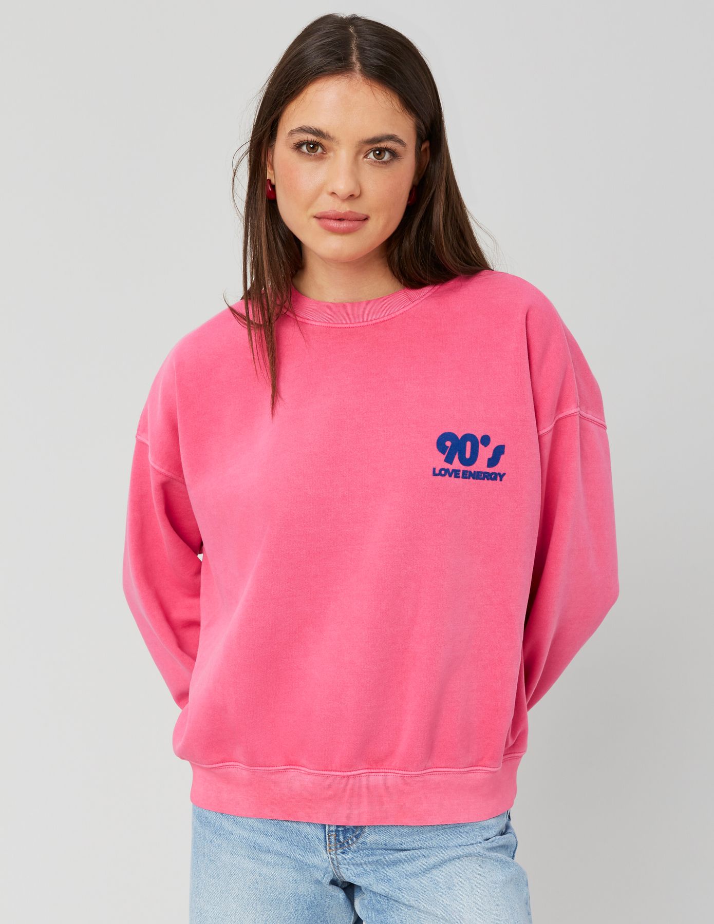 Sweat col rond imprimé à l¿avant