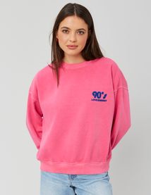 Sweat col rond imprimé à l¿avant