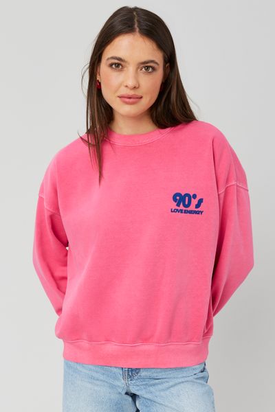 Sweat col rond imprimé à l¿avant