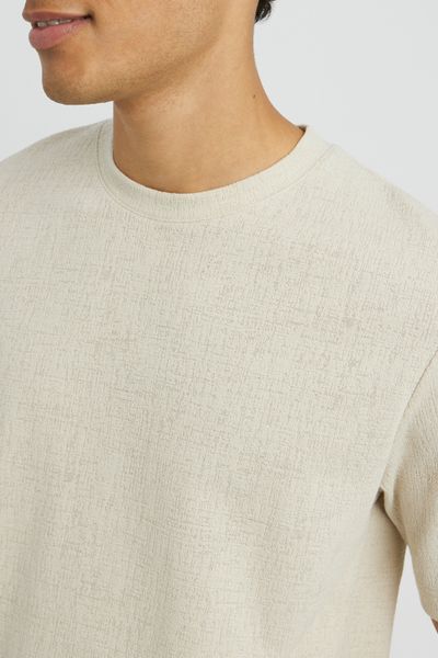 T-shirt maille textur&eacute;e