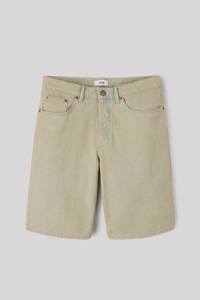 Bermuda en jean surteint