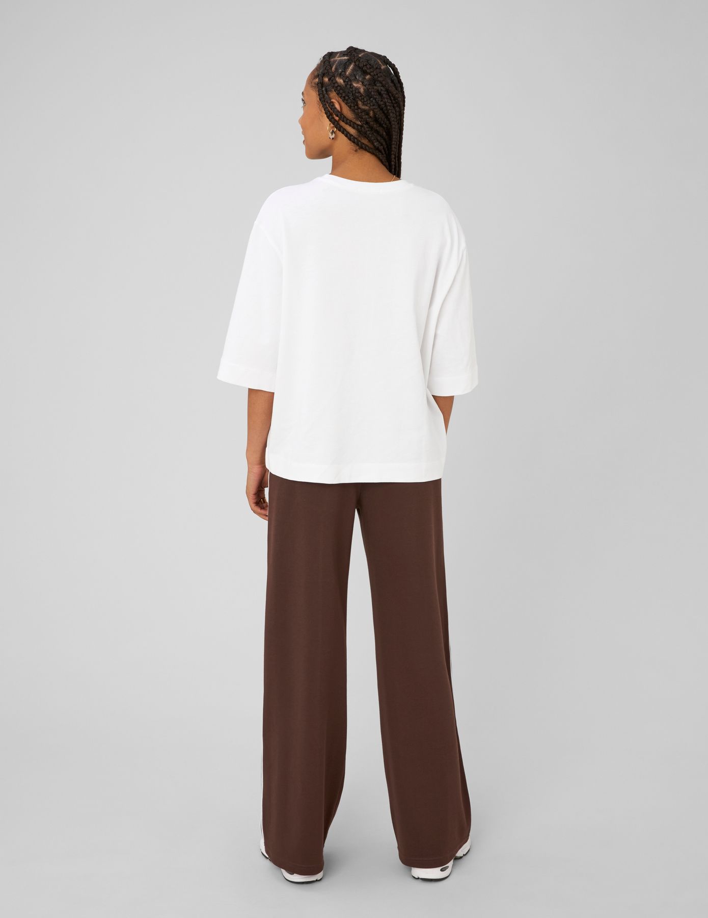 Pantalon jogging &agrave; bandes