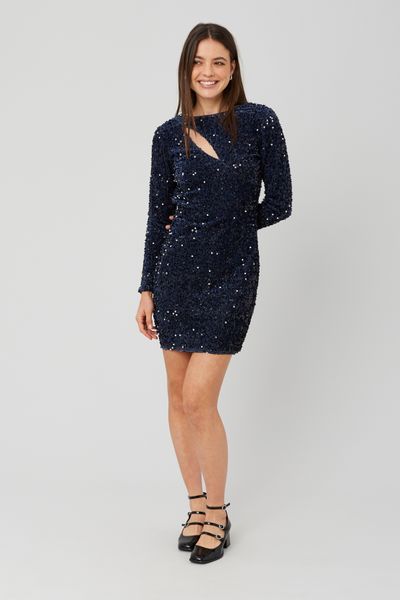 Robe courte sequins