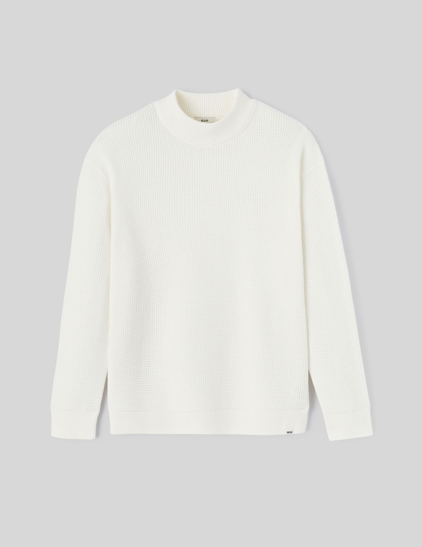 Pull col montant reli&eacute;f&eacute;