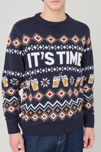 Pull jacquard No&euml;l