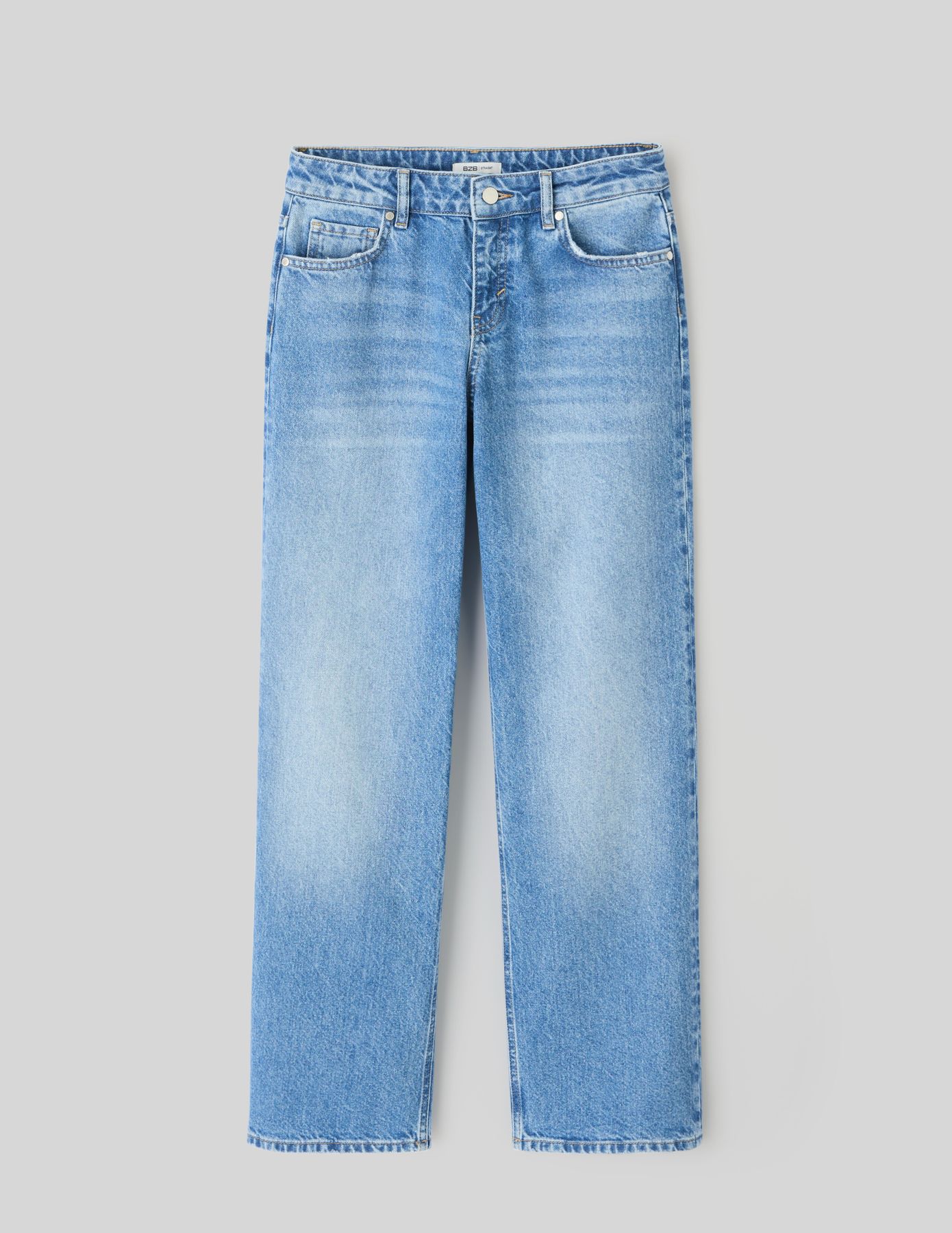 Jean straight taille basse