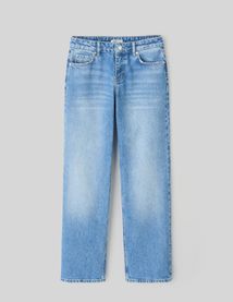 Jean straight taille basse