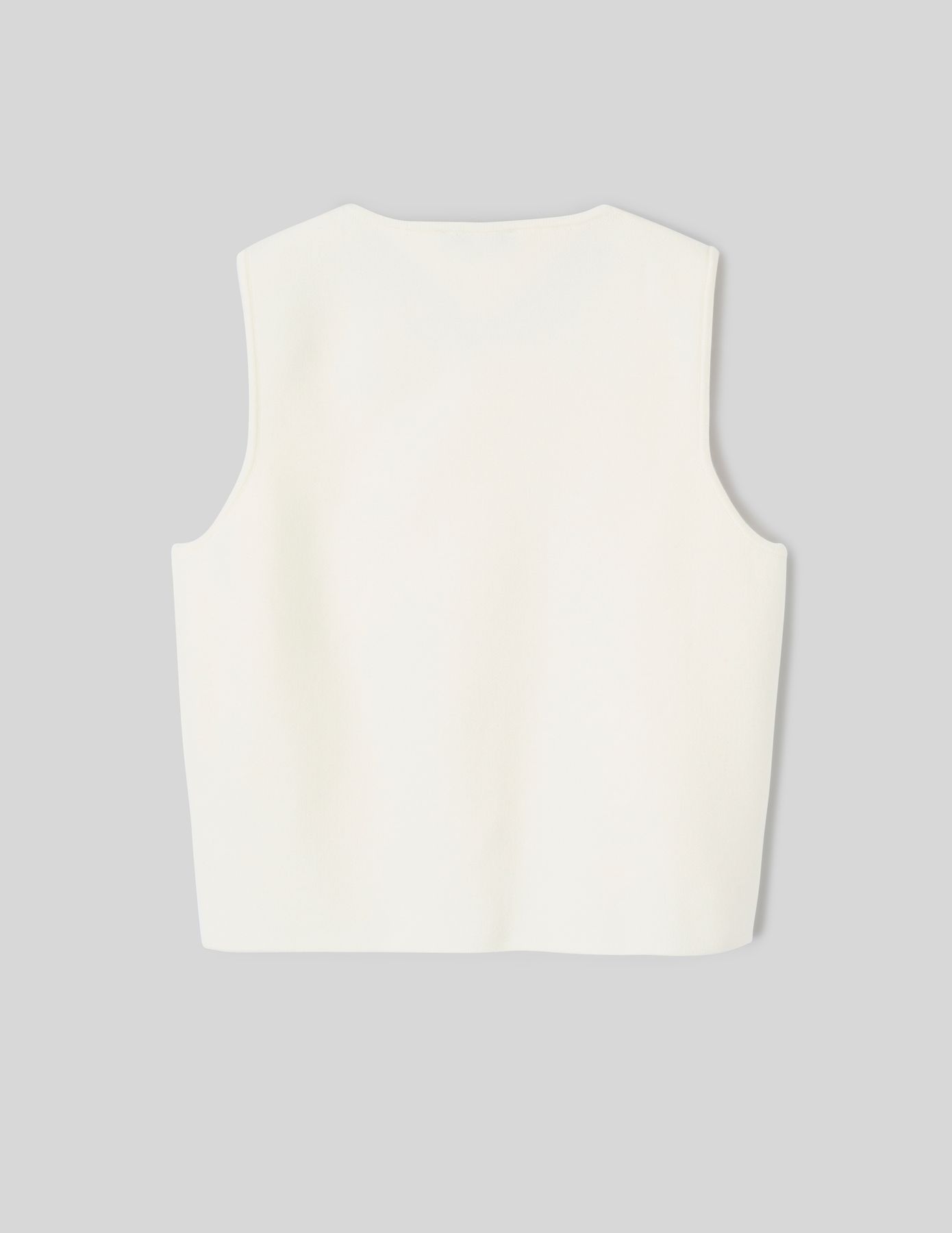 Top sans manches boutonn&eacute;